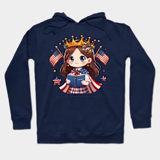 A Whimsical Tribute to American Culture in Cartoon Style T-Shirt Hoodie